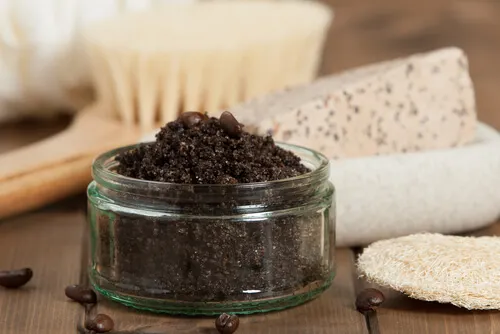 Mascarilla con café y miel