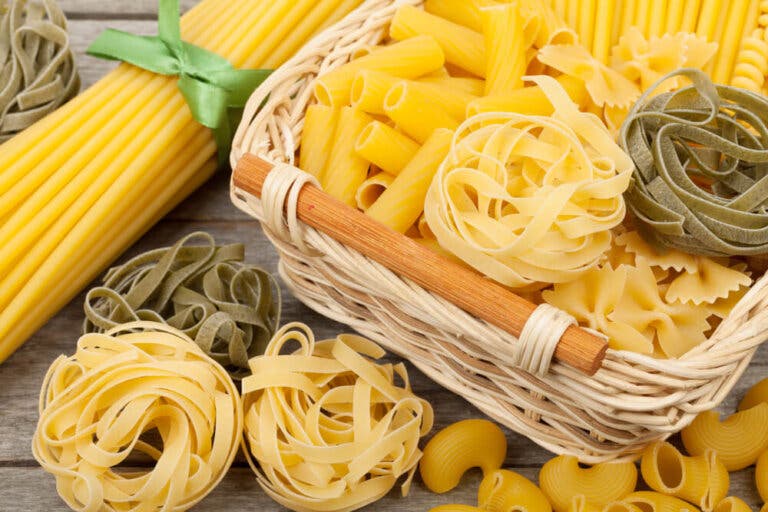 ¿Qué pasta es la que menos calorías nos aporta?