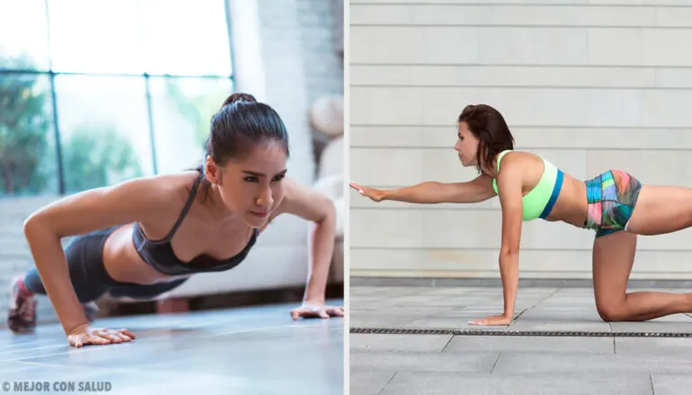 Rutina para hacer flexiones de brazos