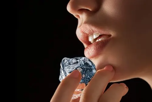 Hielo para tratar las llagas.