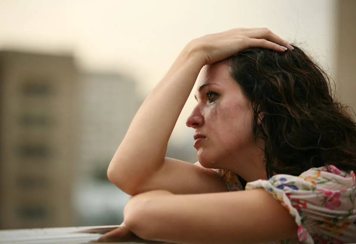 Mujer llorando