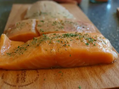 Salmón con especias