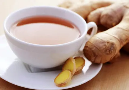 Té de jengibre.