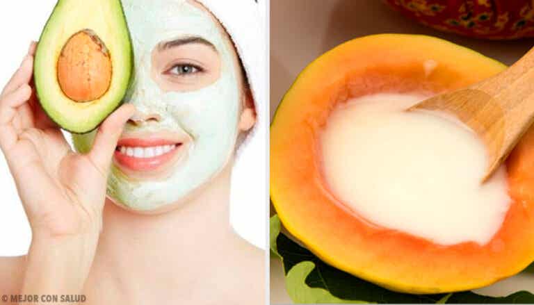 5 mascarillas frutales combaten la piel seca y agrietada