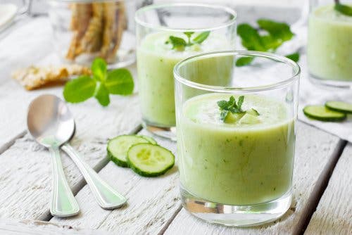 Licuado de pepino.