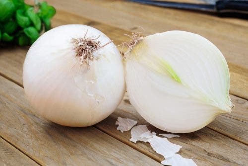 Cebollas peladas