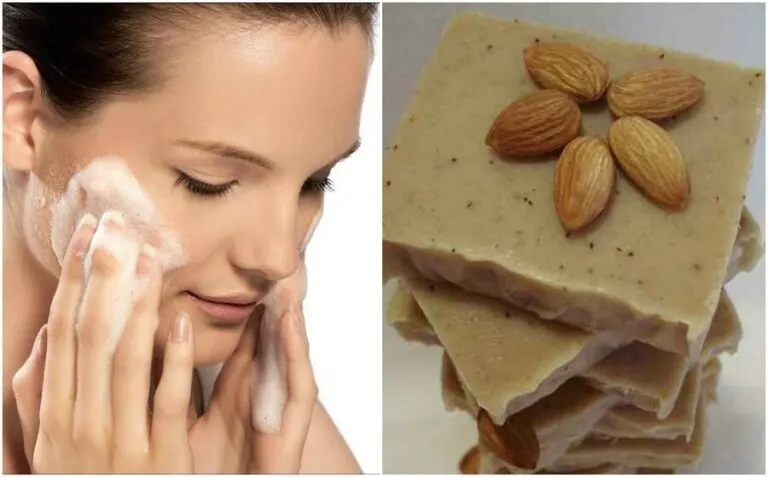 Jabón artesanal de coco y leche de almendras para cuidar tu piel