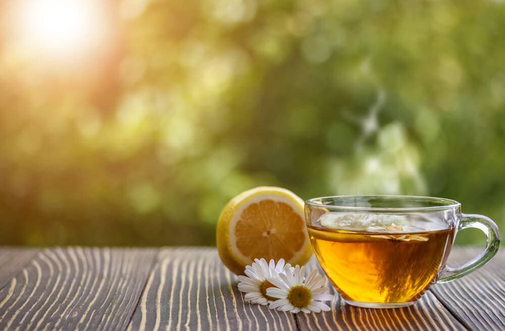 Infusión de manzanilla.