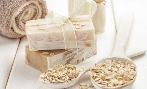 jabon artesanal de avena y miel