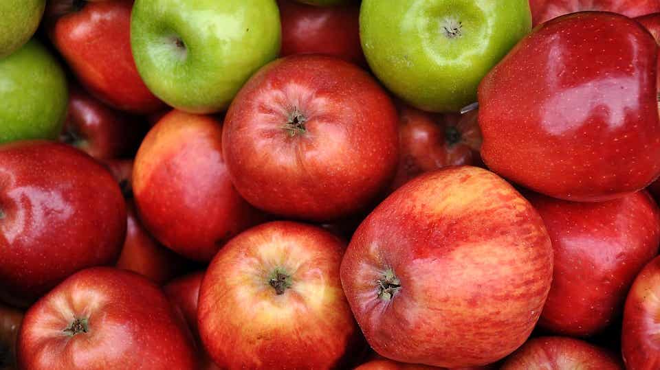 Manzanas para hacer batidos nutritivos