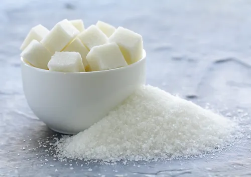Morceaux de sucre.