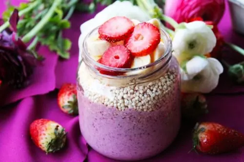 recetas con quinoa: quinoa con yogur