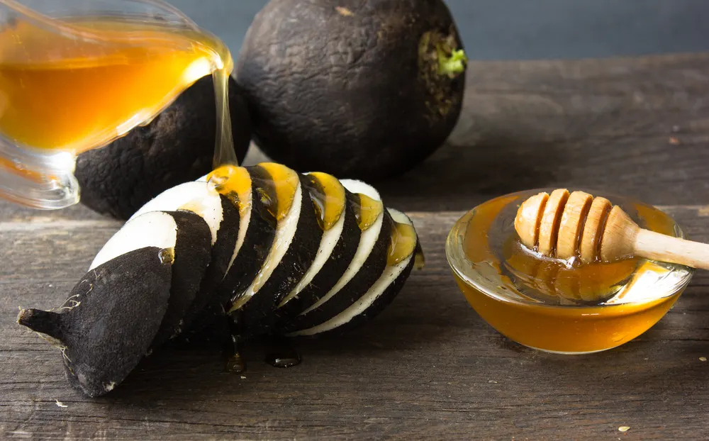 Rábanos y miel para aclarar las manos