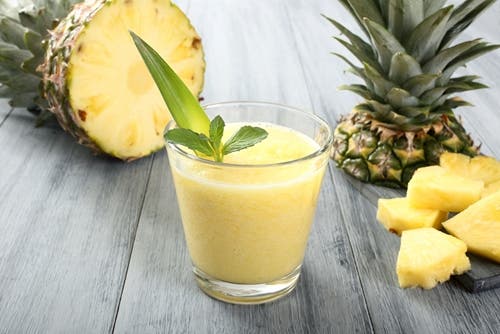 aguacate y piña