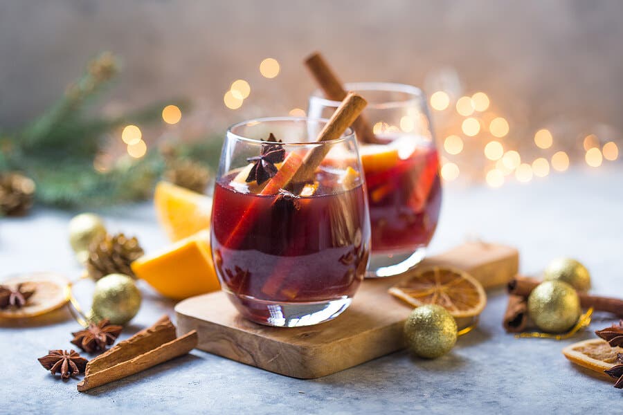Cocteles de canela.