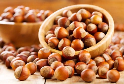 frutos secos avellanas