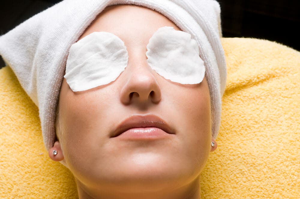 mascarilla para ojos cansados y con ojeras