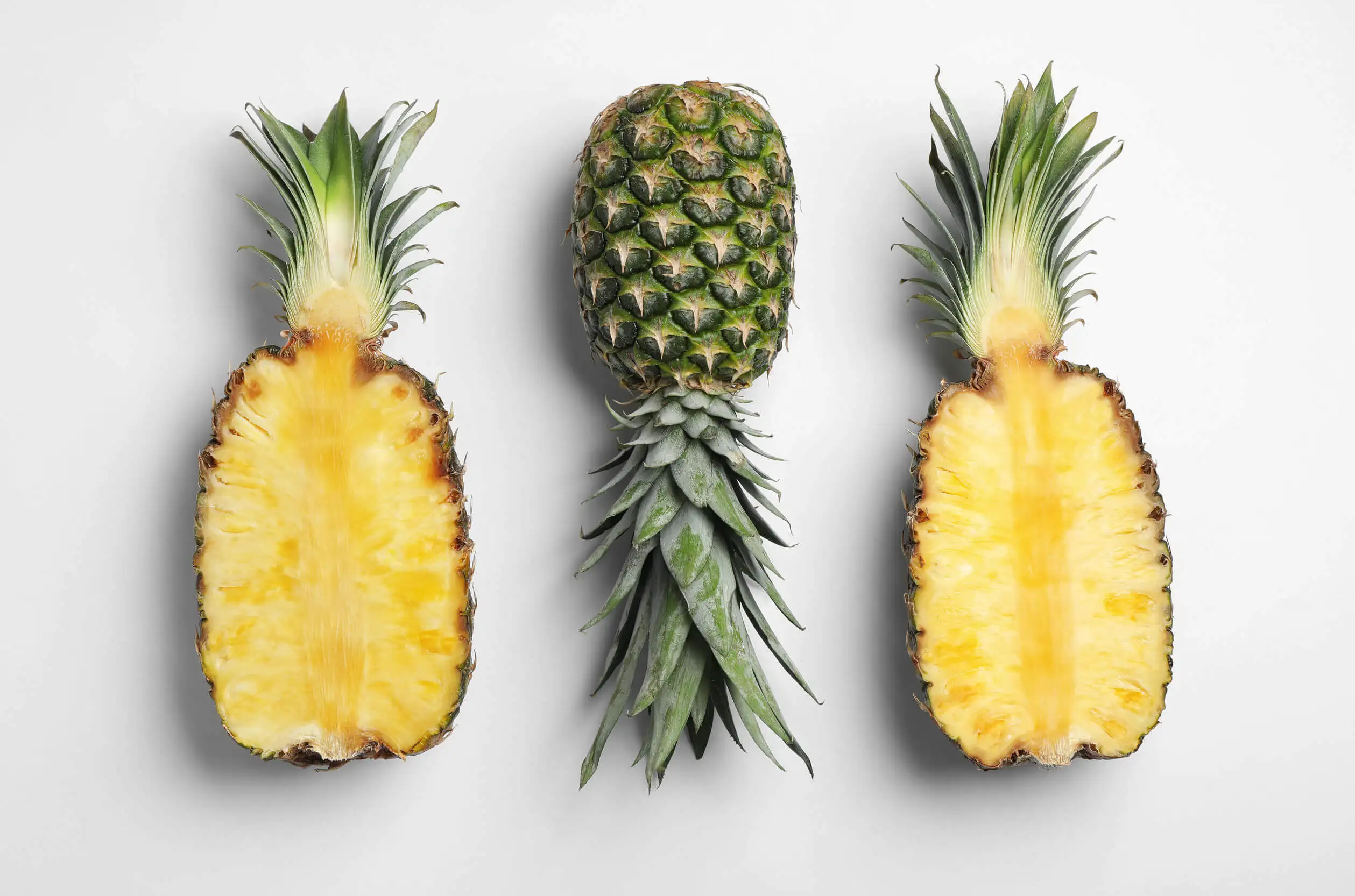 Piña con antioxidantes.