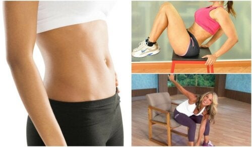 Cómo tonificar tu abdomen con 5 sencillos ejercicios con una silla