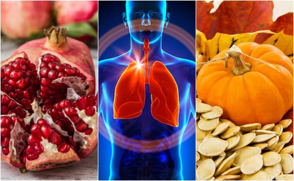 6 alimentos que te ayudan a promover la función pulmonar