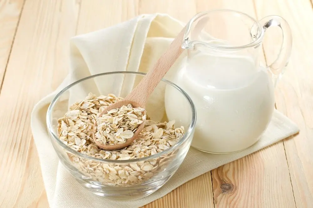 Agua de avena y canela