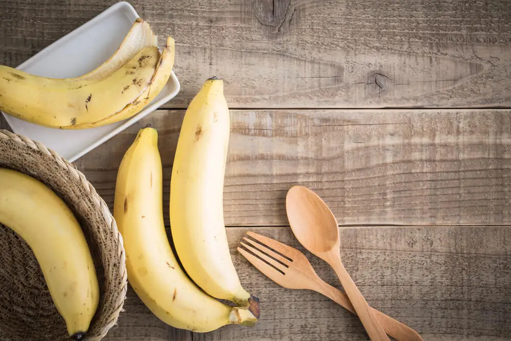 Banana rica en triptófano.