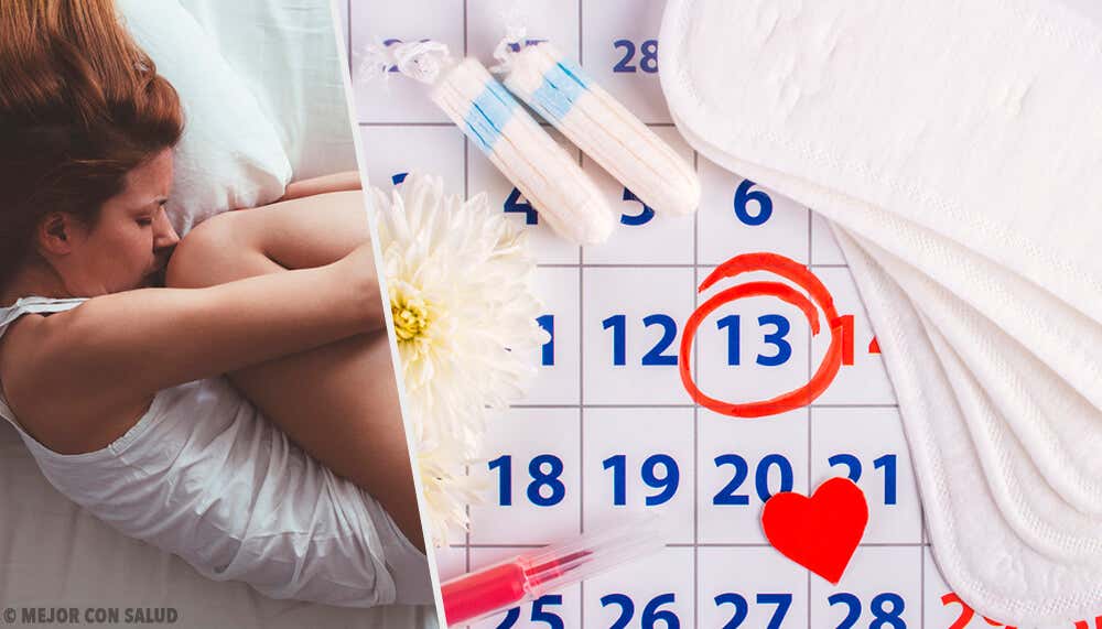 Kalender och tamponger för menstruation