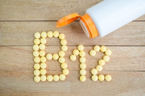 Deficiencia de vitamina B12.