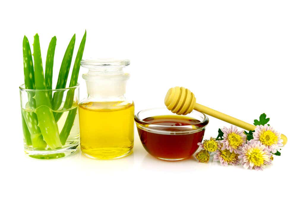 Desmaquillante de aloe vera, aceite y miel