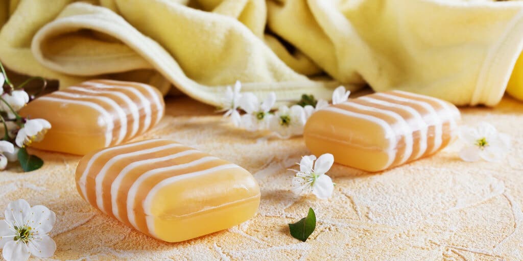 Jabones de glicerina comerciales.