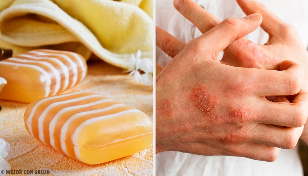 Jabón casero para pieles delicadas