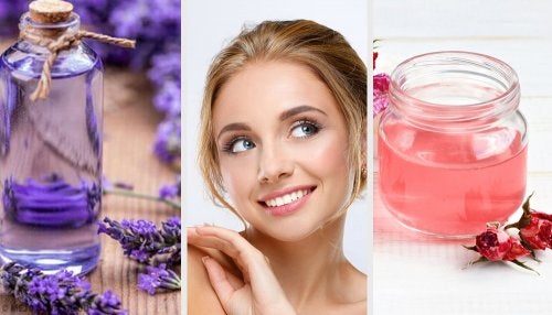 Limpiadores faciales a base de flores
