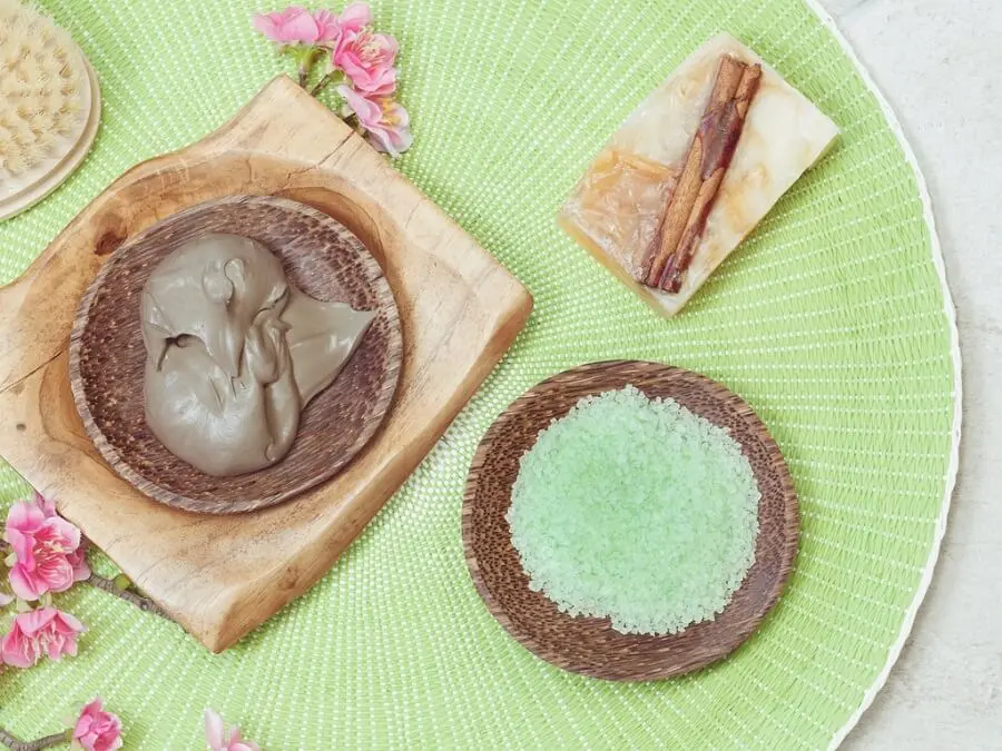 Mascarilla exfoliante con té verde