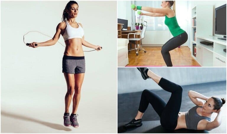 ¿No tienes tiempo para ir al gimnasio? Puedes hacer ejercicios en tu casa
