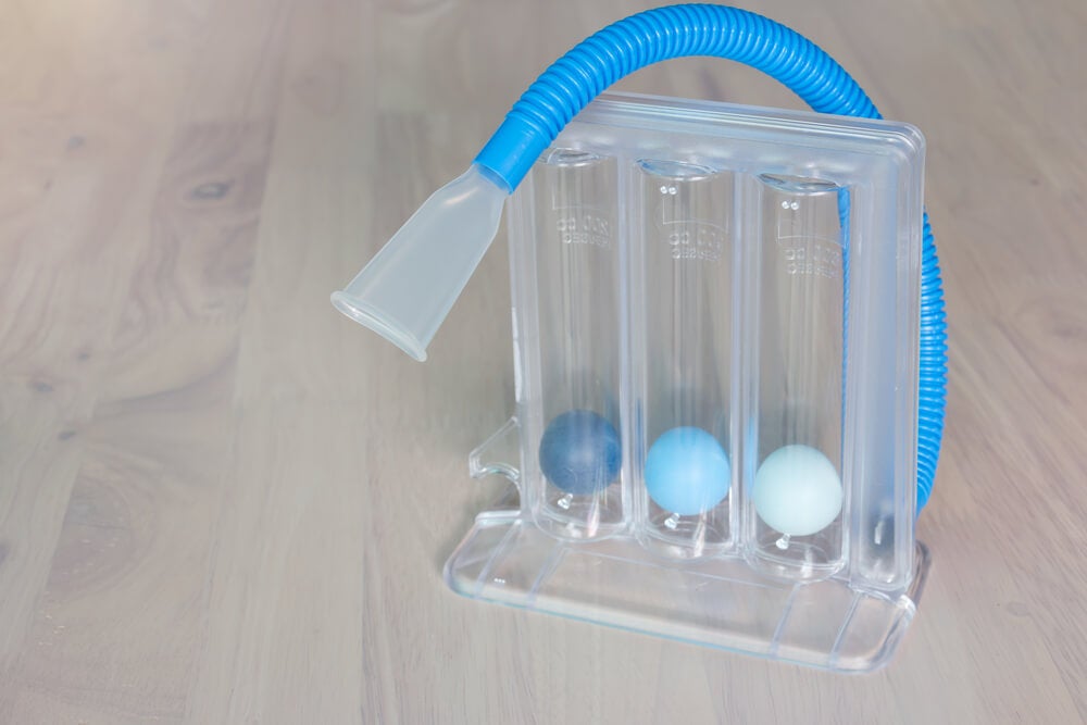 Rééducation pulmonaire.