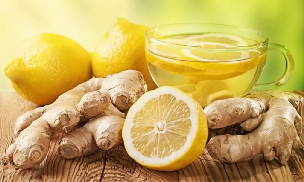 Citron et gingembre.