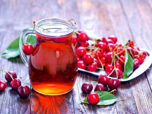 Jugo de cerezas