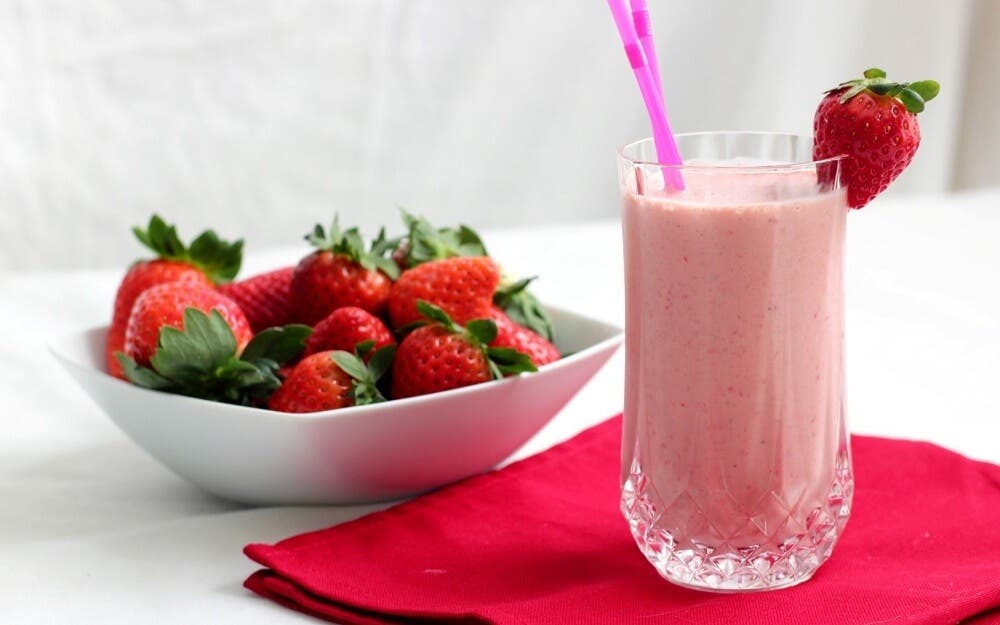 Licuado de fresa