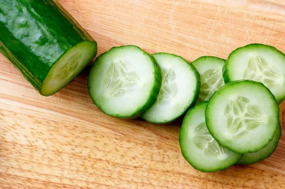 pepino, alimentos que hidratan la piel