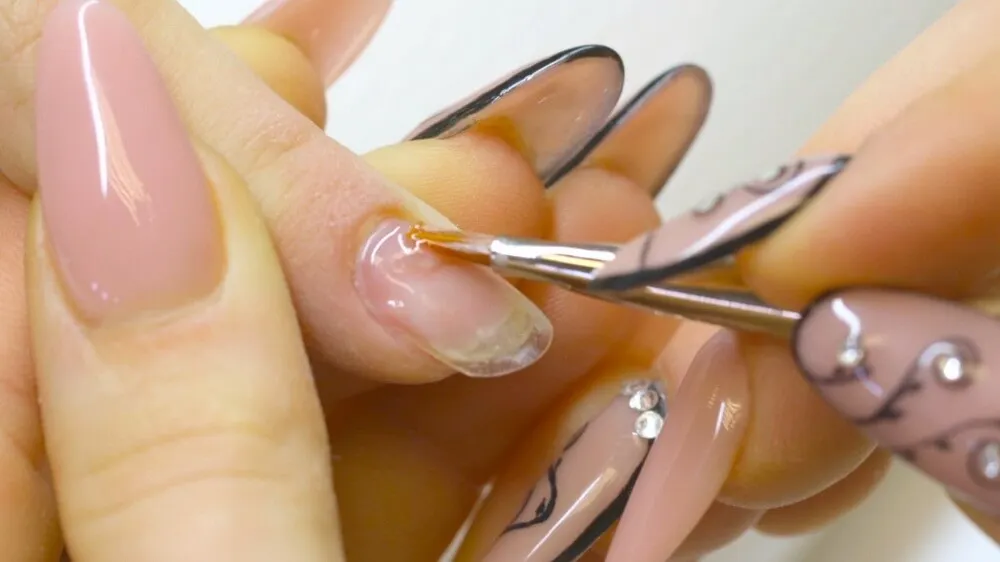 Uñas en gel.