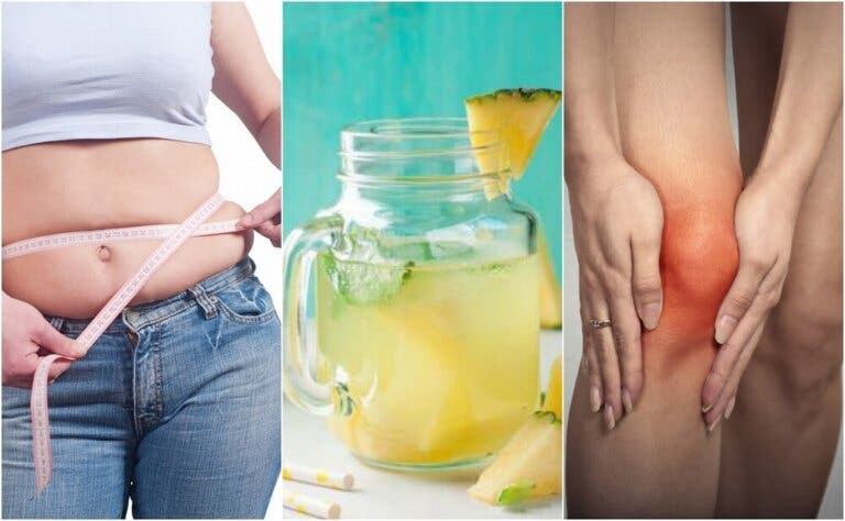 5 razones por las que deberías beber agua de piña