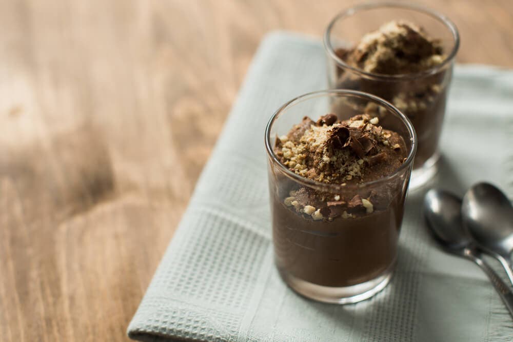 Batido con tofu suave y chocolate