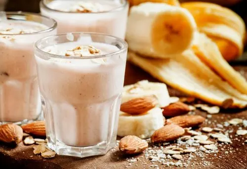 Batido-de-banana-y-almendras