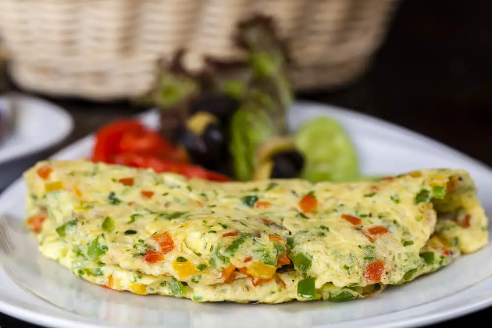 Batido verde y tortilla