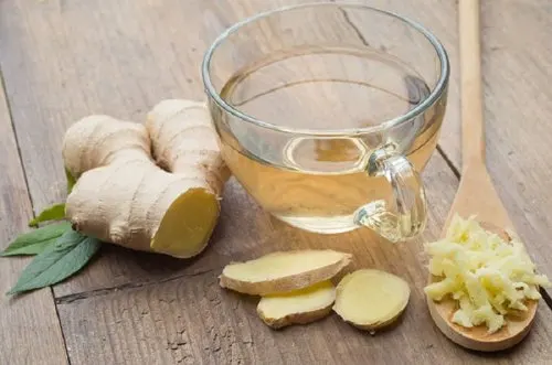 Infusión de jengibre.