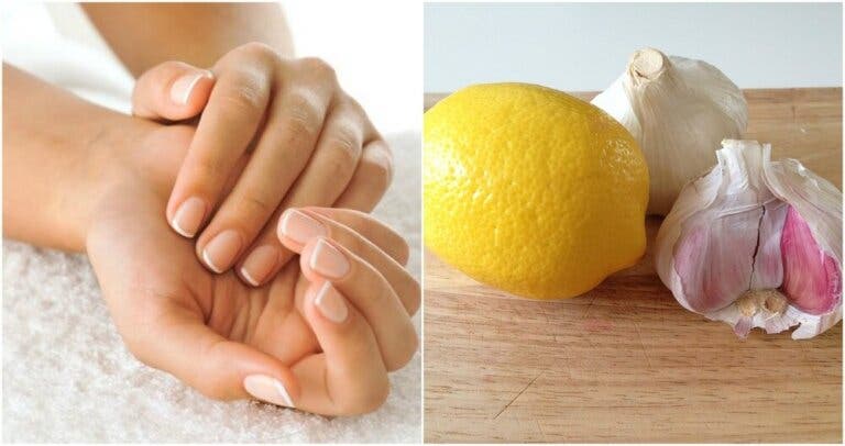 Endurecedor de ajo y limón para fortalecer las uñas