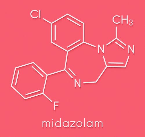 Qué características presenta el midazolam