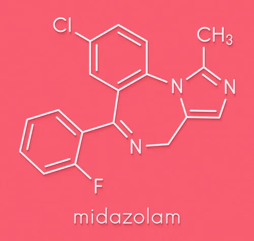 Qué características presenta el midazolam