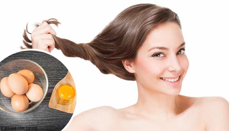 Remedios naturales con huevo para mejorar tu cabello
