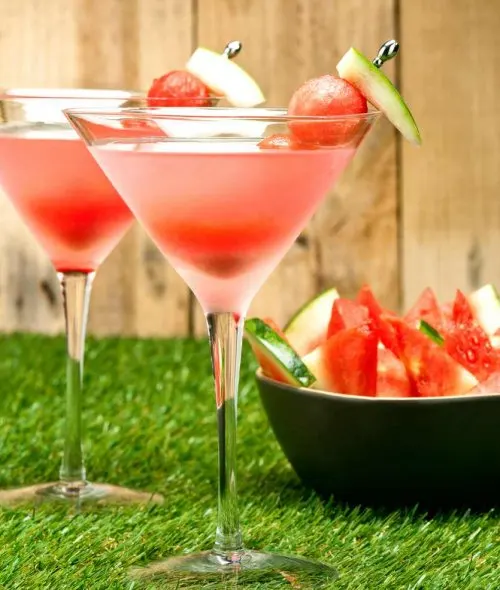 cóctel con frutas